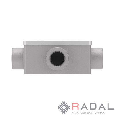 Коробка ответвительная 118х67х42мм 3 ввода М20х1.5 IP55 алюм. DKC 6330-20