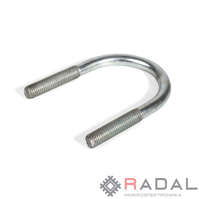 Болт U-образный 1 1/2дюйм М8 оцинк. (уп.100шт) Fortisflex 63124