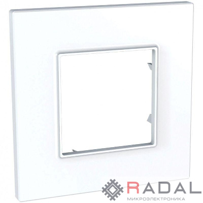 Рамка 1-м Unica quadro бел. SchE MGU2.702.18