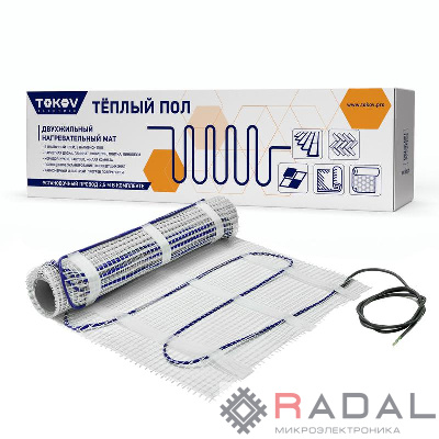 Комплект "Теплый пол" (мат) 150Вт/кв.м 3кв.м TOKOV ELECTRIC TKE-MAT150-450-3