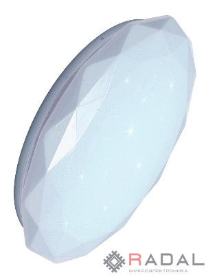 Светильник светодиодный Classic DIAMOND 36Вт 230В 6500К 2340лм 368х65мм настенно-потолочный КОСМОС KCDiam36W_6500