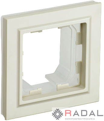 Рамка 1-м IP44 BRITE РУ-1-БрКр-44 беж. IEK BR-M12-44-K10