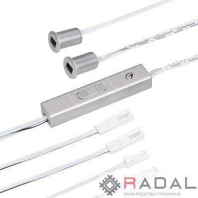 ИК-датчик SR-PRIME-RECESSED-IRD/H-R11-SL (12-24В 48-96Вт DOOR/HAND) IP20 пластик Arlight 046466