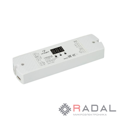 Конвертер SMART-K40-DMX (12-24В 0/1-10В) (IP20 пластик) Arlight 028413