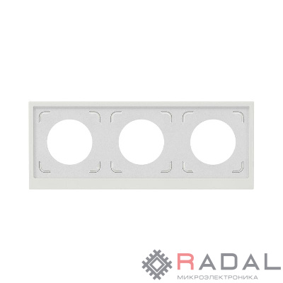 Рамка 3-м KANT IP44 бел. песок DKC 7010946