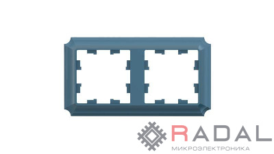 Рамка 2-пост. AtlasDesign Antique универс. изумруд. SE ATN100802