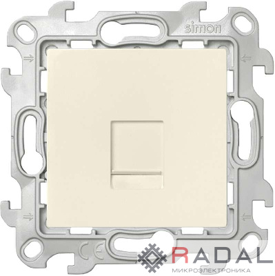 Механизм розетки RJ45 кат. 5e UTP Simon24 сл. кость 2410598-031