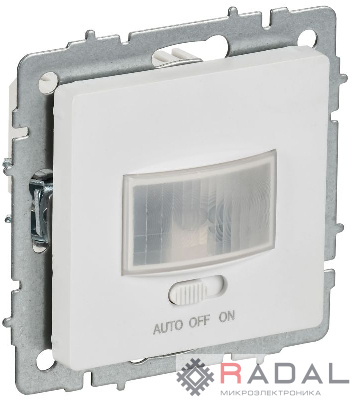 Датчик движения BRITE ДС10-1-БрАБ механизм арктич. бел. IEK BR-MS10-N-150-05-K91