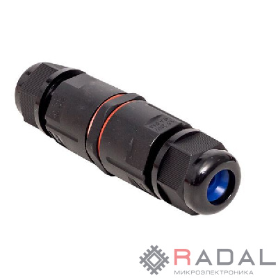 Коннектор кабельный I-образ. СМК 3PIN IP68 FreeTools PROxima EKF cct2-smk3