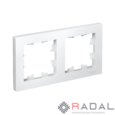 Рамка 2-пост. AtlasDesign универс. лотос SE ATN001302