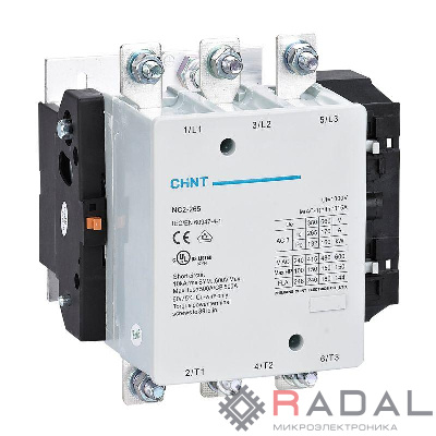Контактор NC2-265 265А 400В/АС3 50Гц (R) CHINT 236582