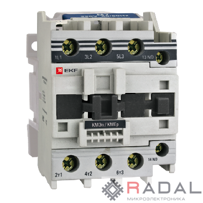 Контактор КМЭп 40А кат. 24В DC 1НО+1НЗ PROxima EKF ctr-s-40-24-nc-p