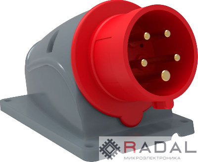 Вилка электрическая наружн. уст. 16А 3P+PE+N 380В IP44 MAGNUM ССИ-515 IEK PSN52-016-5