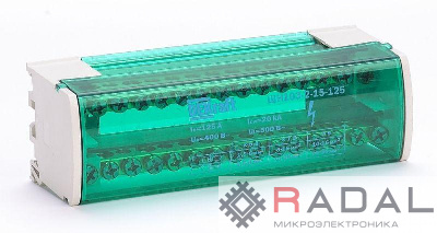 Кросс-модуль ШН-103 на DIN-рейку 2х15 групп 125А DEKraft 32016DEK