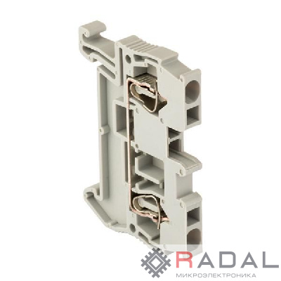 Колодка клеммная JXB-ST-2.5 31А самозажимная сер. PROxima EKF plc-jxb-st-2.5