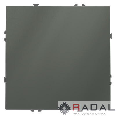 Переключатель проходной 1-кл. СП S70 10А механизм титан Voltum VLS010306