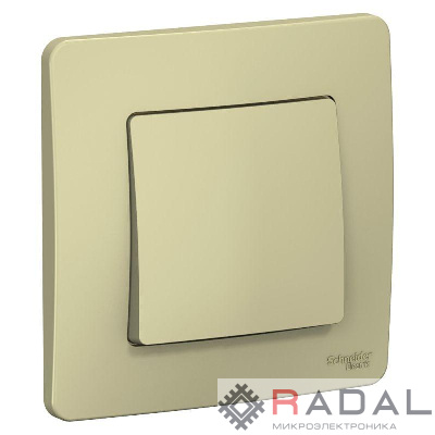 Переключатель 1-кл. СП Blanca 10А IP20 (сх. 6) 250В беж. SchE BLNVS010607