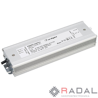 Блок питания ARPV-24200-B1 24В 8.3А 200Вт IP67 метал. 3 года Arlight 028785