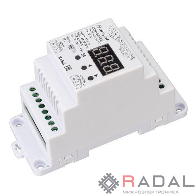 Конвертер SMART-K29-DMX512 (230В 1х2А TRIAC DIN) (IP20 пластик) Arlight 027131