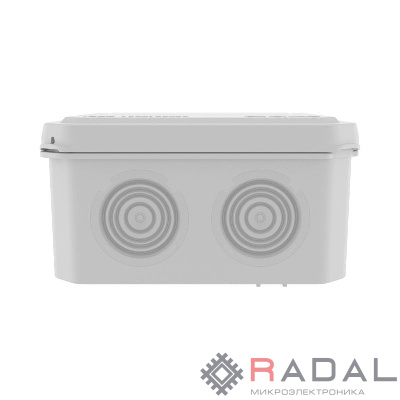 Коробка ответвительная с 8+2 каб. вводами d25/20мм IP55 100х100х50мм DKC 53800