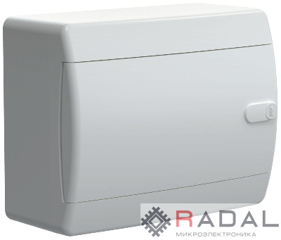 Корпус пластиковый ЩРН-П-8 IP41 бел. дверь UNION Compact IEK UIC-KP13-N-08-41-K01