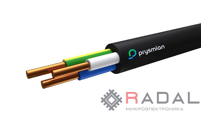 Кабель ВВГнг(А)-LSLTx 3х1.5 ОК (N PE) (бухта) 0.66кВ (м) РЭК-PRYSMIAN 3903040101