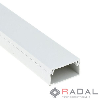 Кабель-канал 40х25 L2000 пластик Plast PROxima EKF kk-40-25