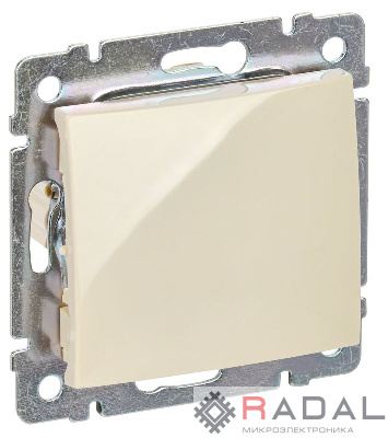 Механизм выключателя 1-кл. СП Valena 10А IP31 250В сл. кость Leg 774301
