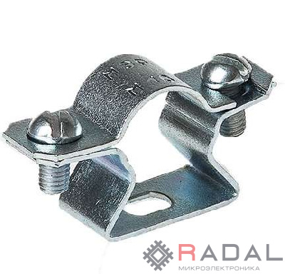 Скоба дистанционная d50мм метал. оцинк. винт. соед. Ruvinil СД1650