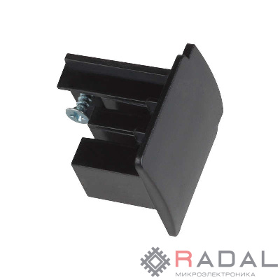 Заглушка UFB-C41 BLACK 1 POLYBAG (черн.) Uniel 09732