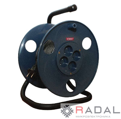 Удлинитель на катушке 4х50м без заземл. IP20 3.5кВт Союз 481S-3305