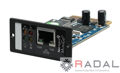 Карта SNMP mini DL801 для ИБП СИПБ 1 x RJ45 Ethernet 10/100 Связь инжиниринг DL801