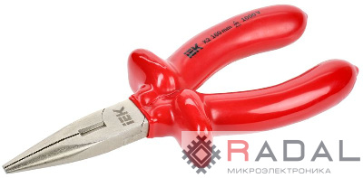 Тонкогубцы диэлектрические 160мм K2 1000В ARMA2L 3 IEK A2L3-LN20-K2-160
