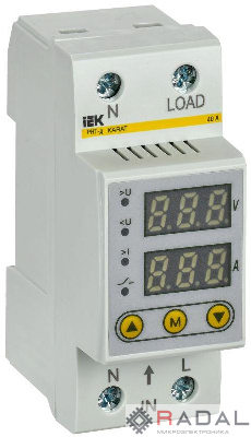 Реле напряжения и тока РНТ-д 1ф 36мм 40А KARAT IEK IVC21-1-40