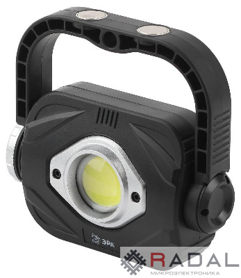 Фонарь светодиодный прожекторный PB-701 5Вт на батарейках 3хААА с ручкой на магните Эра Б0052316