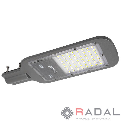 Светильник светодиодный PSL 07 50Вт 5000К IP65 AC180-260 уличный ДКУ JazzWay 5041059
