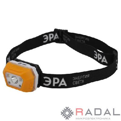 Фонарь светодиодный налобный "Рабочие Практик" GA-810 аккум. 3Вт сенсорный micro-USB Эра Б0052318