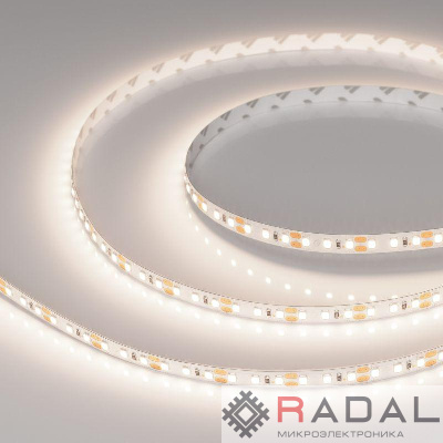 Лента светодиодная RT-A120-8mm 12V Day 4000К 9.6Вт/м IP20 2835 открыт. (уп.5м) Arlight 012341(2)